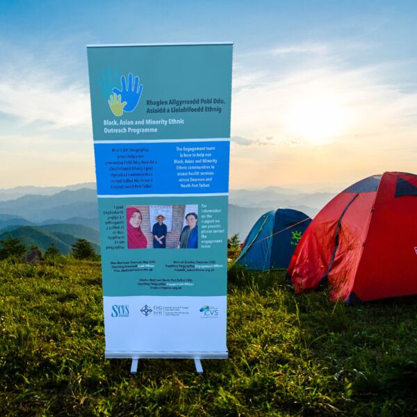 Pull up/ Roll up banner 80 x 200cm Thumbnail