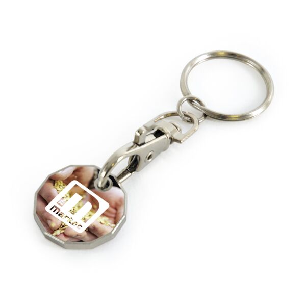 Trolley Coin Keyring - 12 Sided Thumbnail