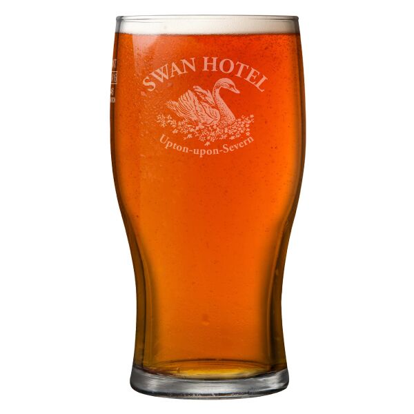 Toughened Tulip 10oz Half Pint Glass Thumbnail