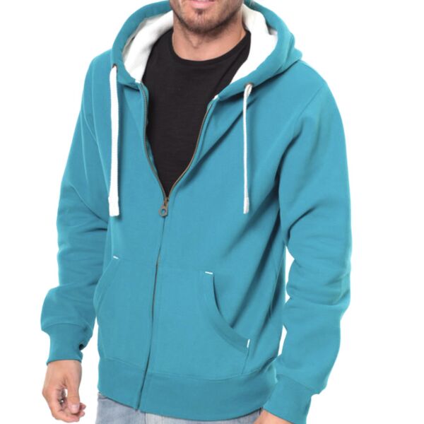 Peach Finish Zip Hoodie Thumbnail