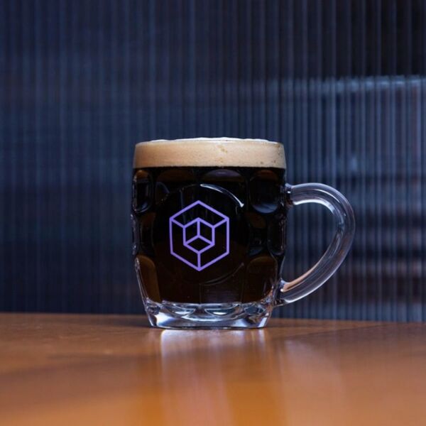 Panelled Britannia/Monarch Dimpled 10oz Half Pint Tankard  Thumbnail