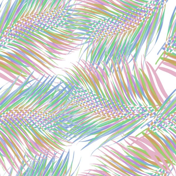 Pastel Tropical Palm Thumbnail